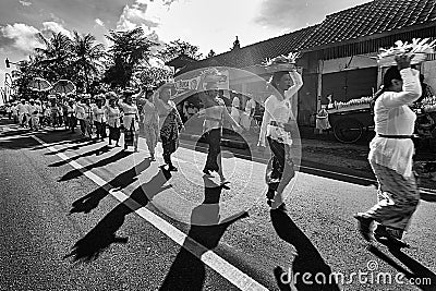 Street Walk Editorial Stock Photo